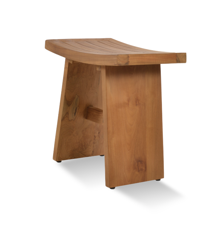 cite po teak stool– CiteNYC