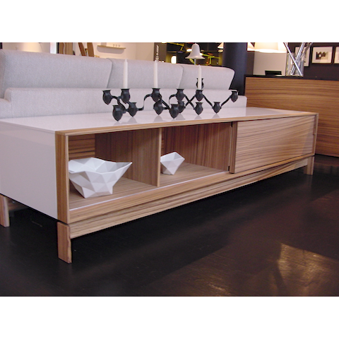 cecchini sliding door credenza (wood base)– CiteNYC