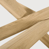 oak mikado round dining table