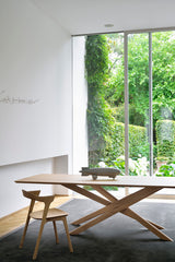 natural oak mikado rectangular dining table