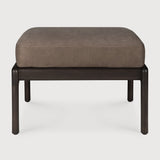 jack footstool, terra nubuck leather cushion