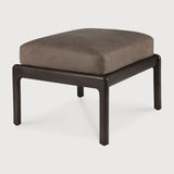 jack footstool, terra nubuck leather cushion