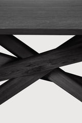 black oak mikado rectangular dining table