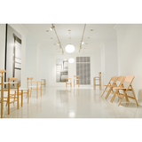 maruni lightwood bar stool, mid, cushioned