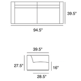 prostoria match two-piece sofa