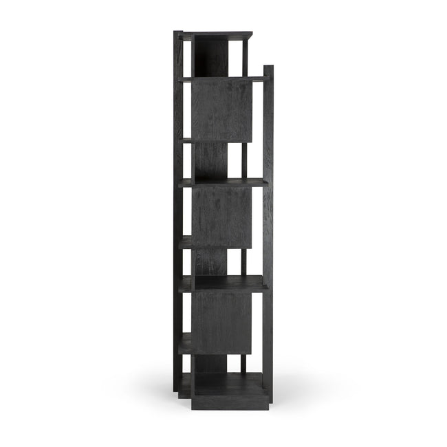 teak abstract black column