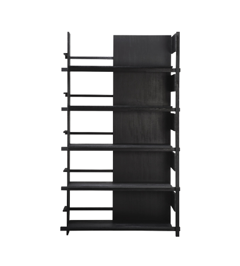 teak abstract rack
