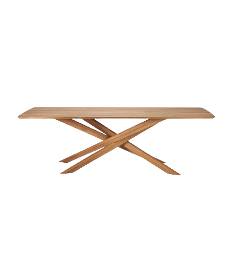 teak mikado outdoor dining table