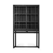 burung black storage cupboard