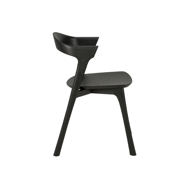 black varnished bok dining chair