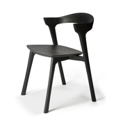 black varnished bok dining chair