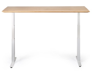 oak bok adjustable desk frame only