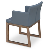 so sled wood arm chair