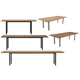 maruni malta table (steel leg)