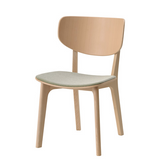 maruni roundish chair, cushioned seat