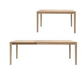 oak bok extendable dining table