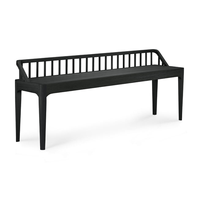 oak spindle bench