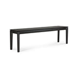 oak bok black bench