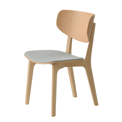 maruni roundish chair, cushioned seat