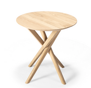 oak mikado side table
