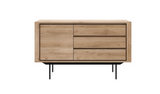 oak shadow sideboard - 1 door, 3 drawers