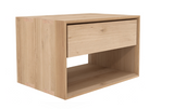 oak nordic II bedside table - 1 drawer
