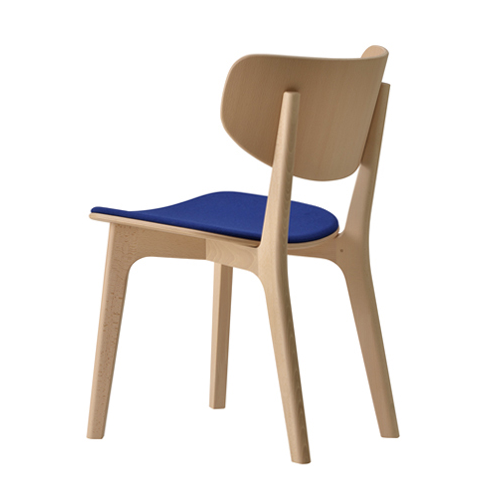 maruni roundish chair, cushioned seat