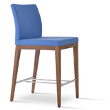 aa wood counter stool