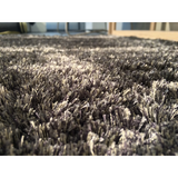 miinu homelike squared rug, gun metal