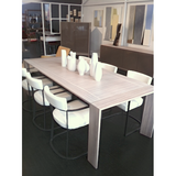 cecchini rectangular dining table (inclined legs)