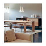 cecchini rectangular dining table (inclined legs)