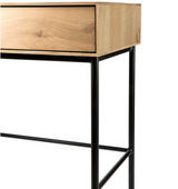 oak whitebird desk - 2 drawers
