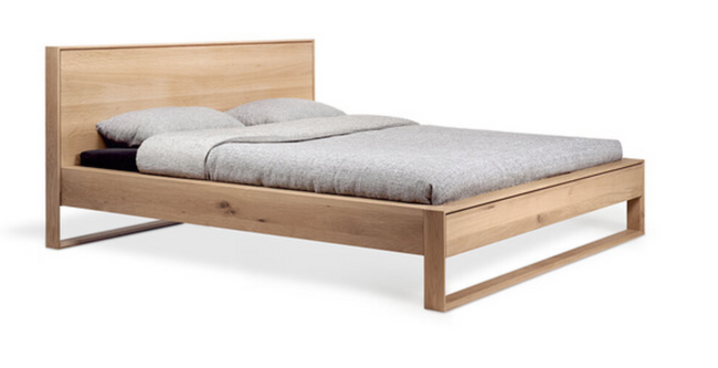 ethnicraft oak nordic II bed