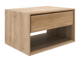 oak nordic II bedside table - 1 drawer