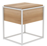 oak monolit bedside table - 1 drawer