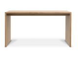 oak U desk