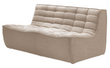 beige 2 seater sectional sofa