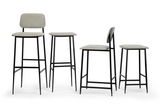 dc bar stool, light grey