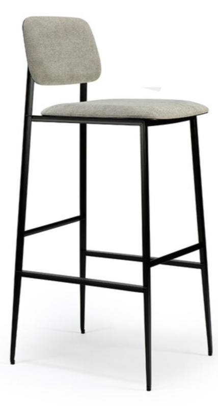 dc bar stool, light grey