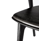 black stained oak bok dining chair