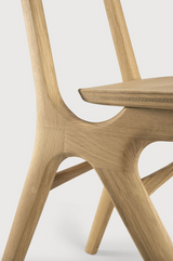 oak eye dining chair