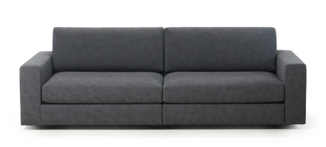 Dark grey two seater sofa hot sale