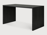 oak U desk