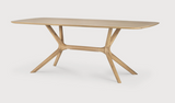 oak x dining table