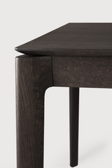 dark brown bok dining table