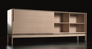 cecchini sliding door credenza (wood base)