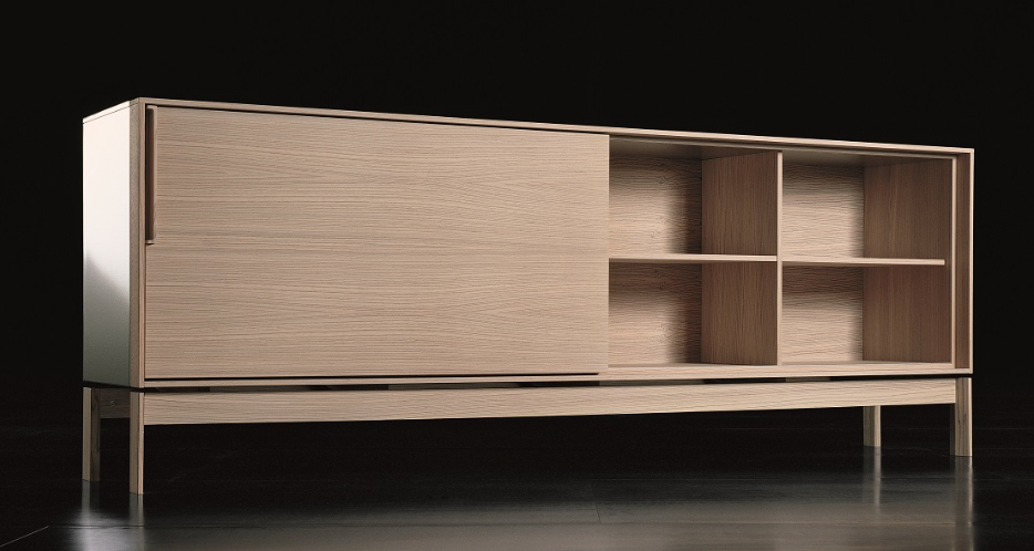 cecchini sliding door credenza (wood base)– CiteNYC