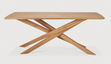 teak mikado outdoor dining table