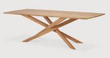 teak mikado outdoor dining table