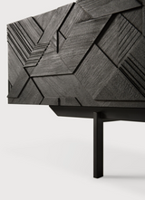 teak graphic tv cupboard